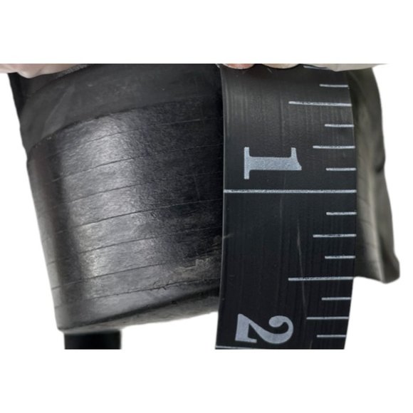 Markon Women's Suela Black Leather Boots W/Floral Embossed Suede Size 7W - Picture 5 of 7